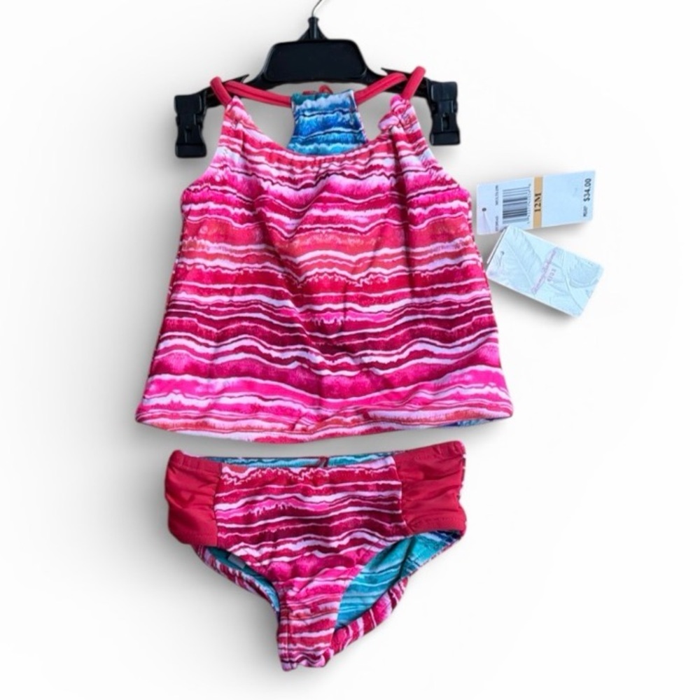 Tommy Bahama UPF 50 Reversible Multicolored Tankini set
